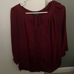 Maroon blouse only worn once